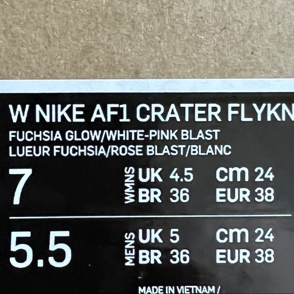 NWT Nike Air Force Crater Flyknit Women’s Shoes - Picture 10 of 10